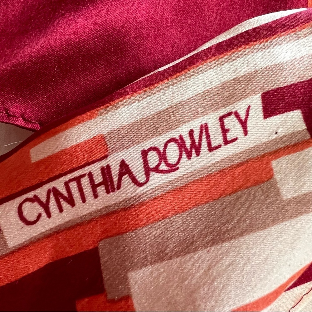 Cynthia Rowley 100% Silk Scarf – 68” x 14” - Picture 2 of 4